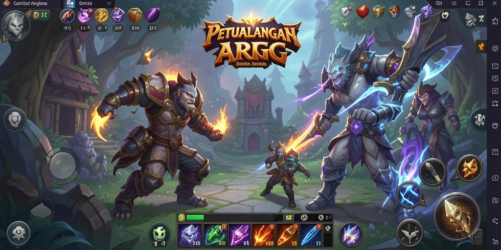 Menampilkan aksi seru gameplay ARPG CERI123.