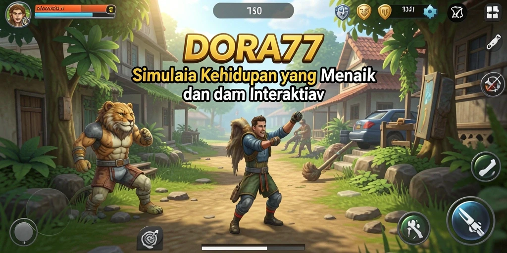 Tampilan gameplay DORA77 dengan interaksi pemain yang seru dan grafis menawan.
