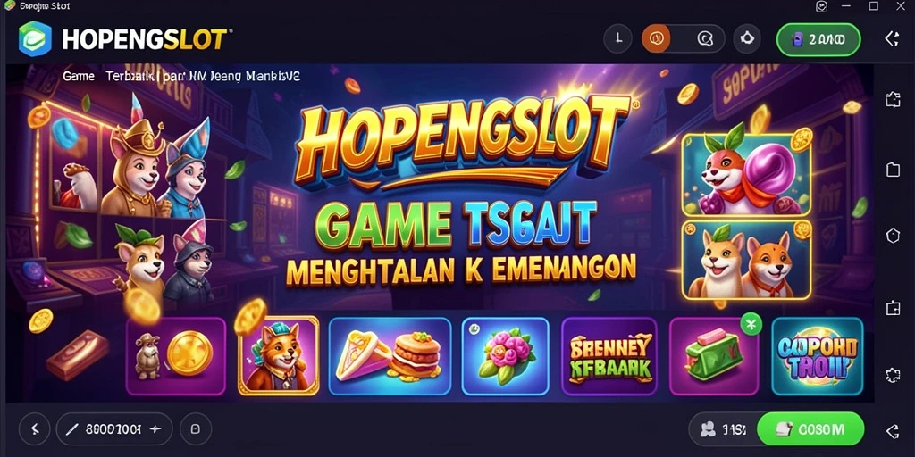 Gameplay menarik dengan berbagai pilihan mesin slot.