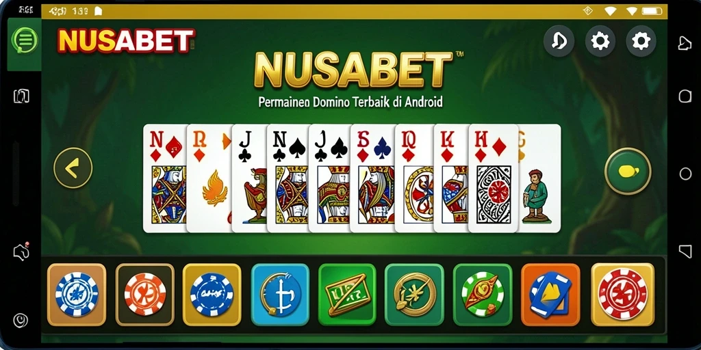 Tampilan gameplay seru dari NUSABET yang memikat para pemain.