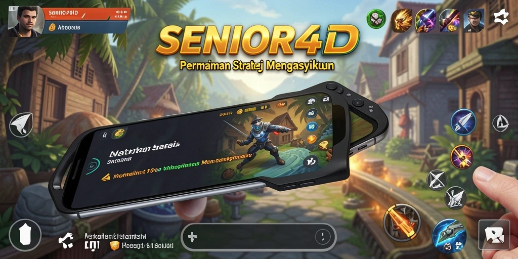 Tampilan grafis menawan dalam gameplay SENIOR4D.
