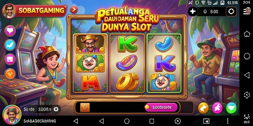 Tampilan gameplay menarik dari sobatgaming yang penuh warna.