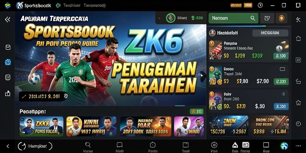 Pengguna menikmati antarmuka modern dan fitur menarik di ZK6.